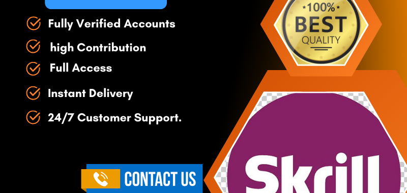 Get Verified Skrill Accounts
